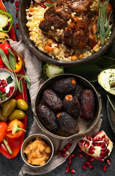 Ethnic arab food.