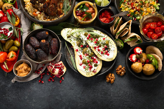 Ethnic arab food.
