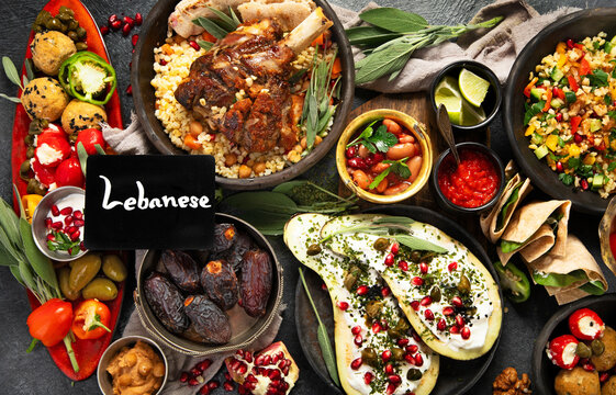 Ethnic arab food.