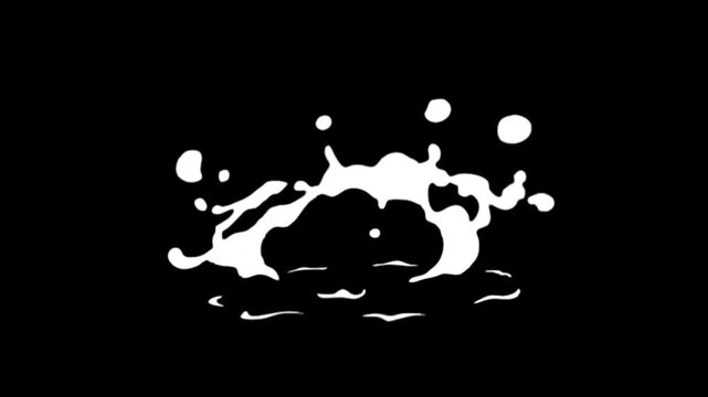 Hand drawn cartoon flash fx, sparkle shine smoke blast explosion, water liquid drop 2d animation, alpha channel transparent in 4k quality for games, movies, anime, comic style and transitions