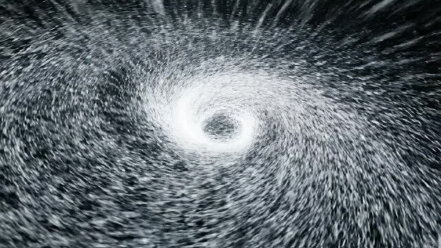 Abstract Swirling Vortex of Particles in Outer Space.