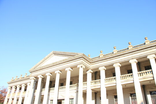 Beautiful Seokjojeon Building inside Deoksugung Palace in Seoul, South Korea
