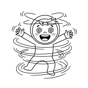 Dizzy Kid Spinning Around