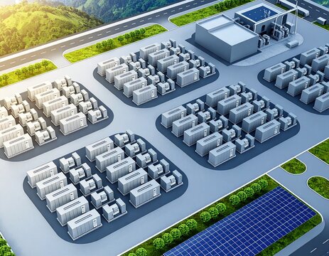 Battery Energy Storage System (BESS) plant