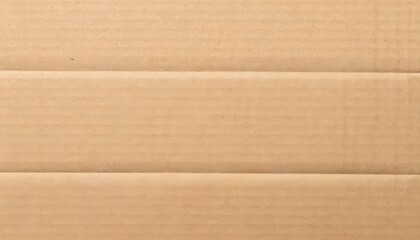 Fototapeta premium Close-up full frame shot of a corrugated cardboard texture with horizontal lines