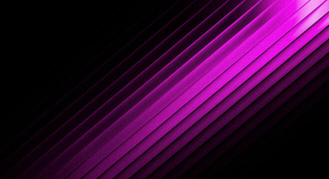 Abstract background with diagonal purple stripes and light effect, modern geometric pattern with gradient texture
