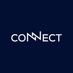 Obraz premium Projekt logo Connect, symbol wektora logo Connect