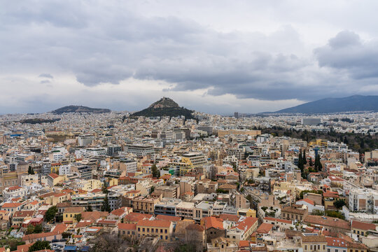 Vista su Atene dall'Acropoli