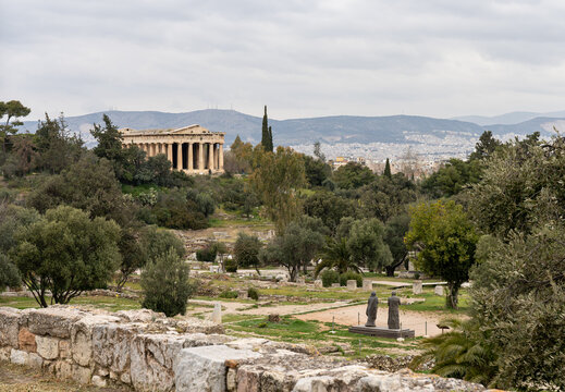 Tempio di Efesto e agor&agrave;, Atene