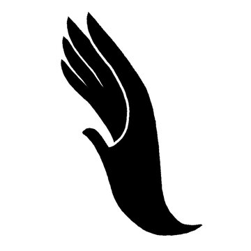 Silhouette of hand