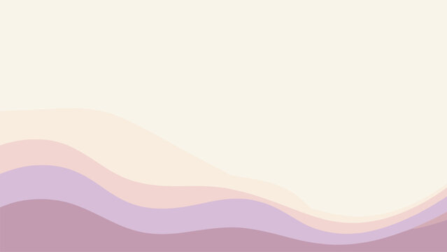 Pastel abstract background pastel abstract background wave gradient beige pink minimal soft wavy layers for banner template, calm modern design