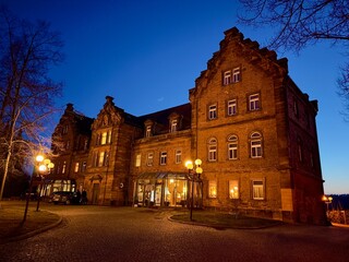Obraz premium Schloss und Schlosshotel in Nebra (Sachsen-Anhalt)