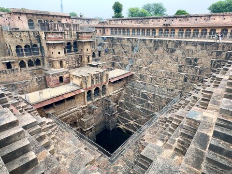 Chand Baori / Stufenbrunnen in Abhaneri (Indien)