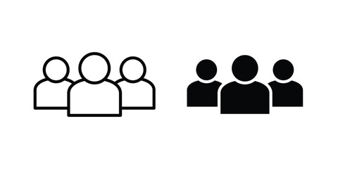Fototapeta premium people icon element for design. Vector symbols