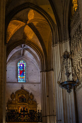 Obraz premium Seville Cathedral and La Giralda