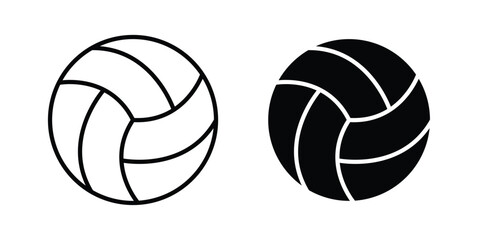 Fototapeta premium Volleyball icon element for design. Vector symbols