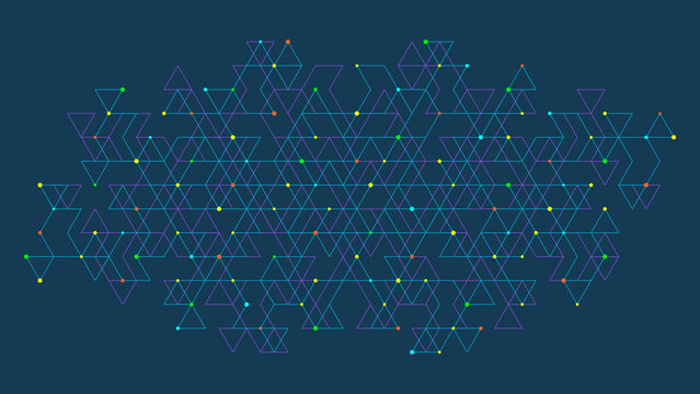 Abstract geometric background and minimalistic texture with triangles pattern