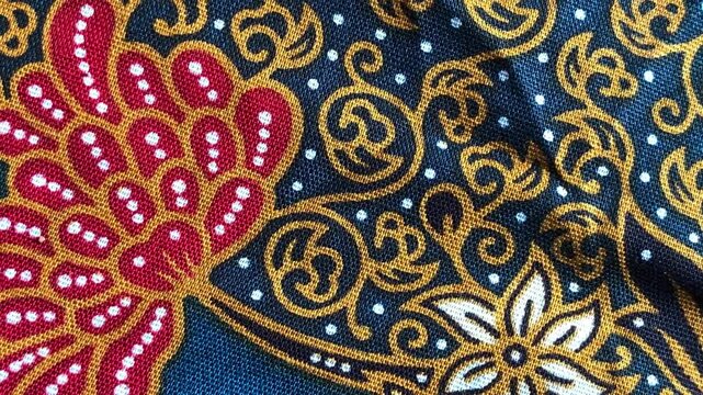 batik indonesian art motion