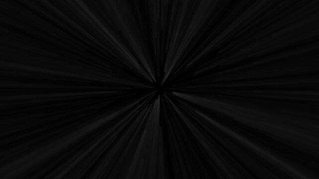 Radial blur effect animation with light streaks. Radial blur effect abstract motion. Radial blur effect dark background graphic.