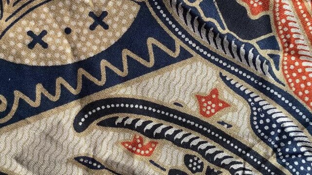 batik indonesian art motion