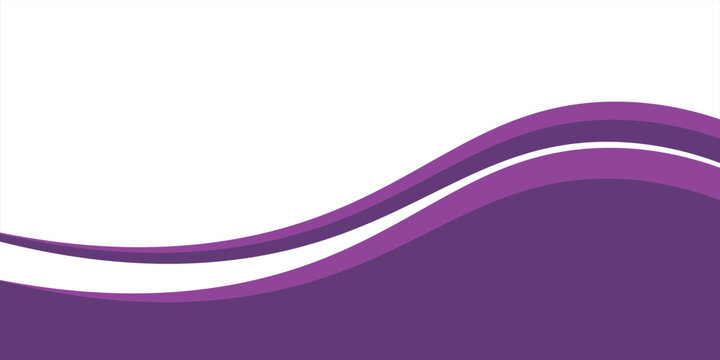 Smooth abstract wave background in blue and purple gradient with layered wavy shapes, modern minimalist design ideal for banners, presentations, web headers, branding and creative