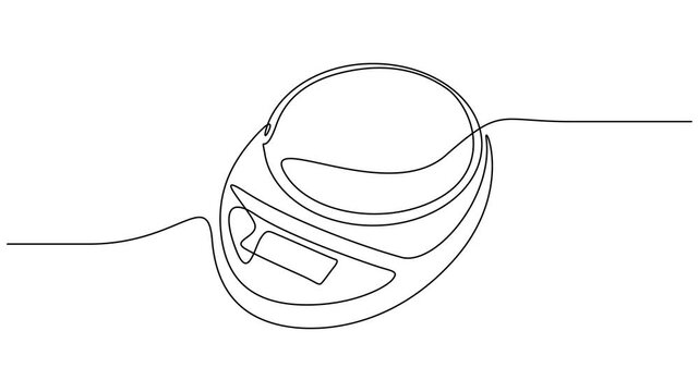 Self drawing line animation scales of Digital hanging weight scale