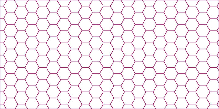 Seamless geometric wallpaper design featuring a pink circle pattern with purple heart ornaments and decorative vector elements for a Valentine celebration textile backdrop