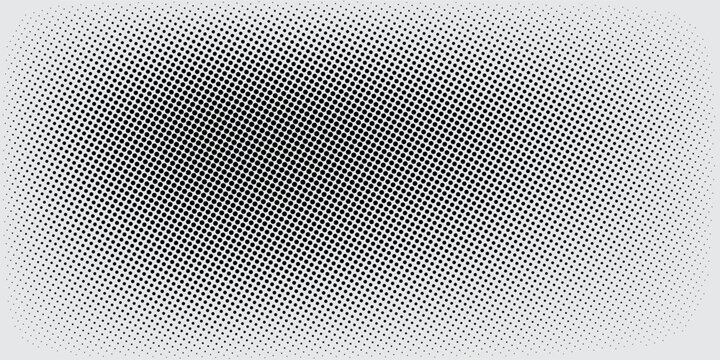 Halftone dotted abstract background. Grain gradient texture background with dots. Noise Stipple pointillism pattern. Sand, grain, grunge stipple effect. Abstract texture, vector illustration. modern