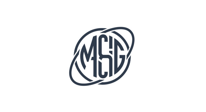 Interconnected Letters M S G Logo Design.