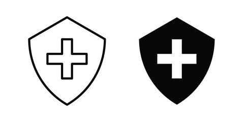 Obraz premium Immune system icon design. Editable Stroke. Isolated on white background