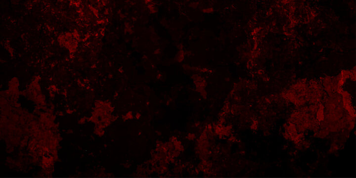Dark red grunge texture with black undertones creates a dramatic and black background, grungy red wall textures with scratches for any design,old wall vintage surface live dark black red light effect.