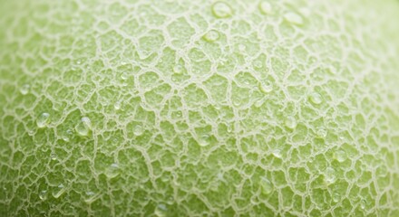Obraz premium Green Melon Skin Closeup Texture.
