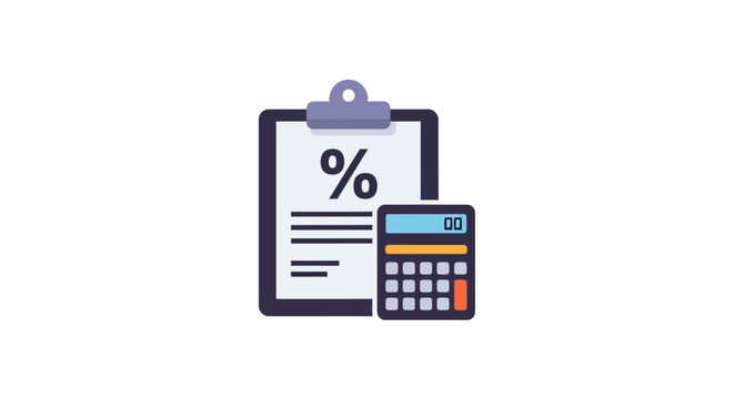 Calculator and Clipboard with Percent.