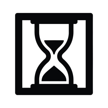 Hourglass Timer Icon Time Management Concept
