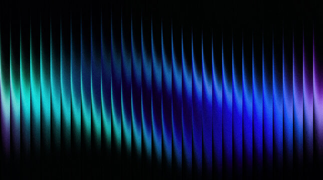 Abstract digital background with vertical glowing light streaks in blue, teal, and purple gradient colors