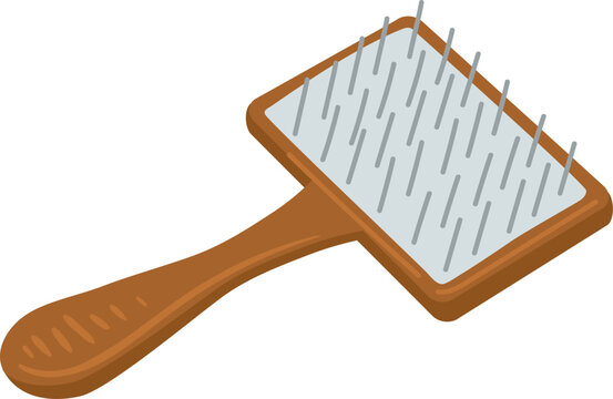 Pet slicker brush for untangling fur and removing loose hair grooming supplies