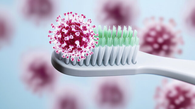 Germs on bathroom toothbrushes can pose health risks, highlighting importance of hygiene and cleanliness