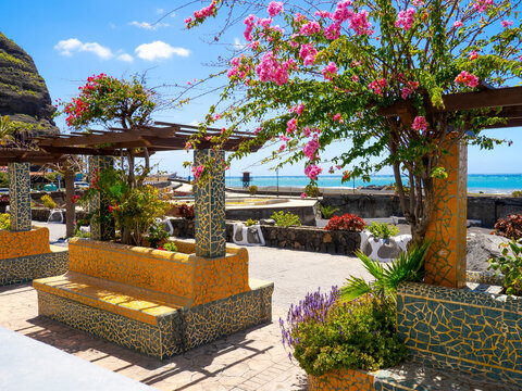 Colorful Seaside Promenade in Puerto de Tazacorte, La Palma