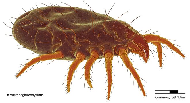 Ctenocephalides felis flea insect.