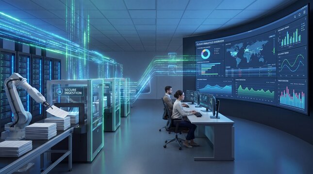 Automated Secure Document Processing With Cloud Analytics Dashboard