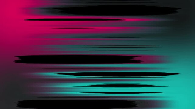 Abstract glitch energy signal animation with digital cyber motion effects, distorted waves, and futuristic data flow interruption. Seamless loop background ideal for tech, gaming, and sci-fi visual co
