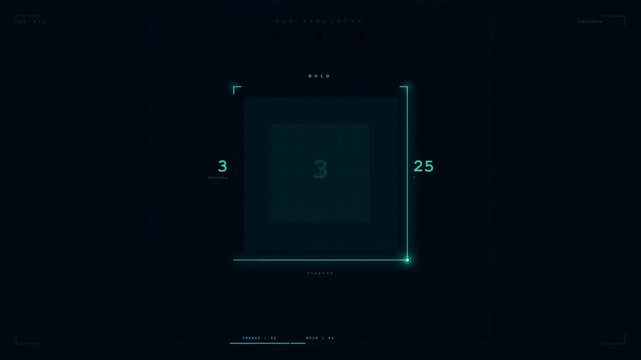 Box Breathing 4-4-4 Method Mindfulness Timer Square Visualization on Dark Background