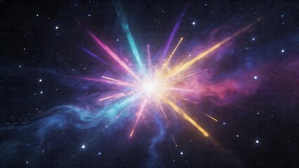 Fototapeta premium Cosmic explosion in space