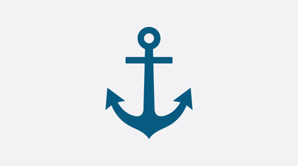 A blue anchor symbol on white background. © Abhinaya Project