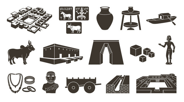 Indus Valley Civilization Icons: Ancient India Artifacts, Architecture, and Life