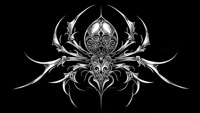 skull with wings