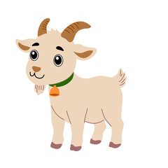 Obraz premium Cute kid woth animal qurban