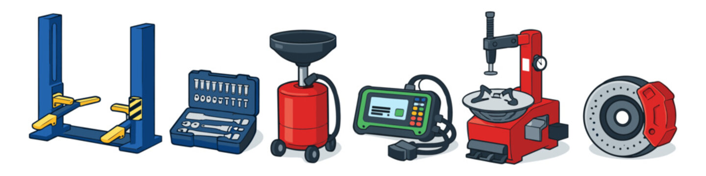 Automotive Repair Equipment Set