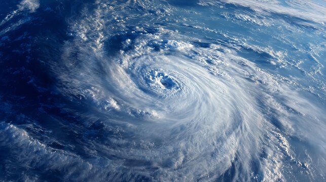 Giant storms, like typhoons and hurricanes, travel over the ocean. These powerful winds then move inland from the sea.