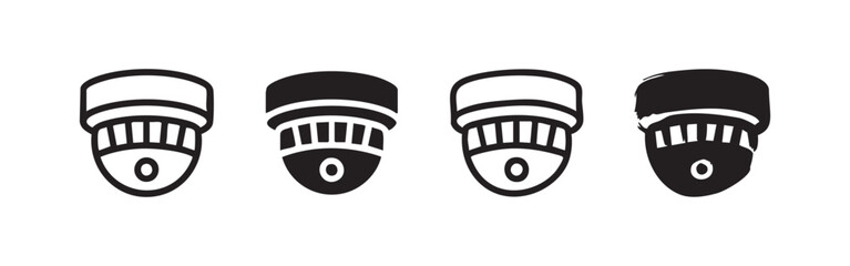 Surveillance CCTV Camera and Home Security Icon Set © liubomir118809